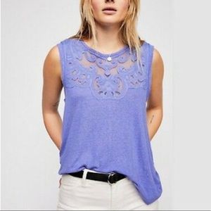 Free People Meant To Be Lilac Swing Purple Tank #112